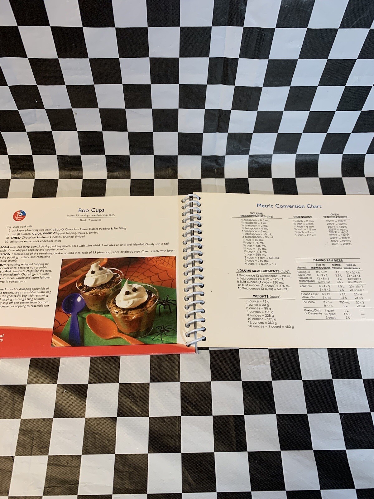 2007 JELL-O FAVORITE DESSERTS RECIPES Cookbook Spiral Spine 47 Pages
