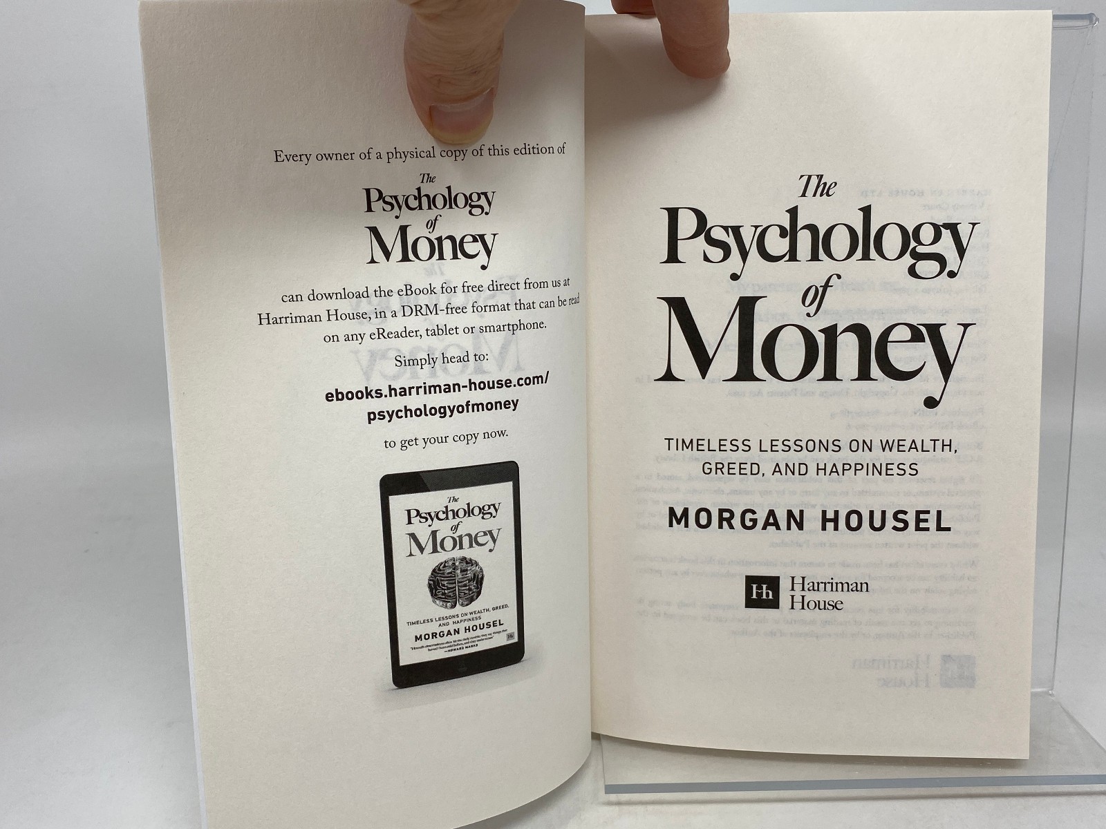 Psychology of Money : Timeless Lessons on Wealth, Greed, and Happiness