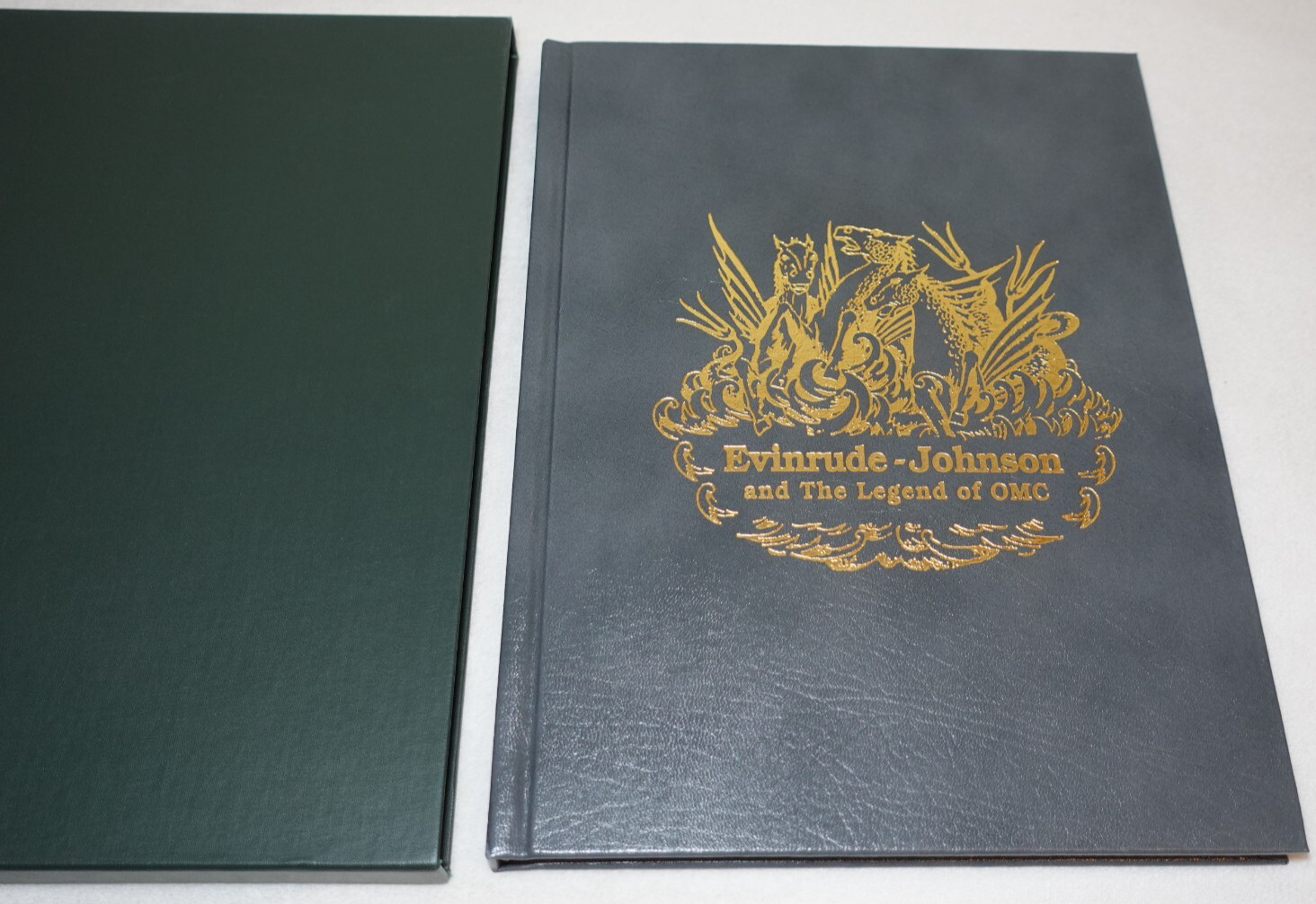 Evinrude Johnson and The Legend of OMC 1992 SIGNED Strang & Randolph Slipcase