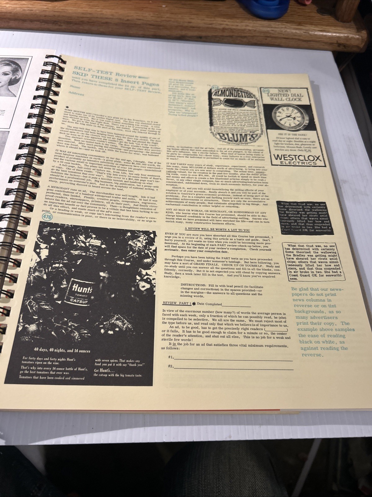 ADVERTISING MASTERY by Clyde Bedell – C. 1996 Lrg. Format – Spiral Bound RARE!!!