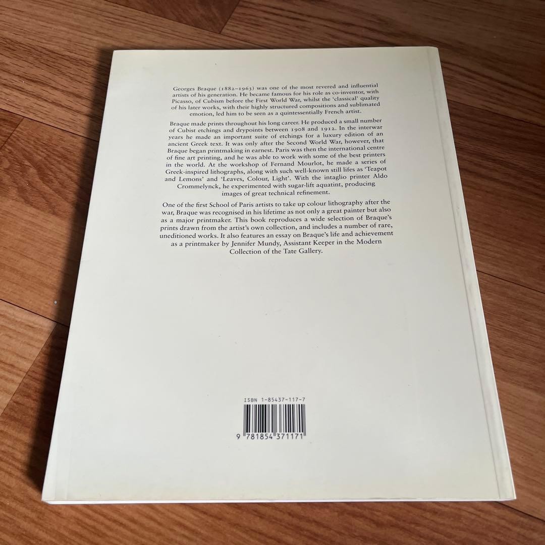 Georges Braque Printmaker Art Book Tate Gallery 8.5×8.3in Collectible