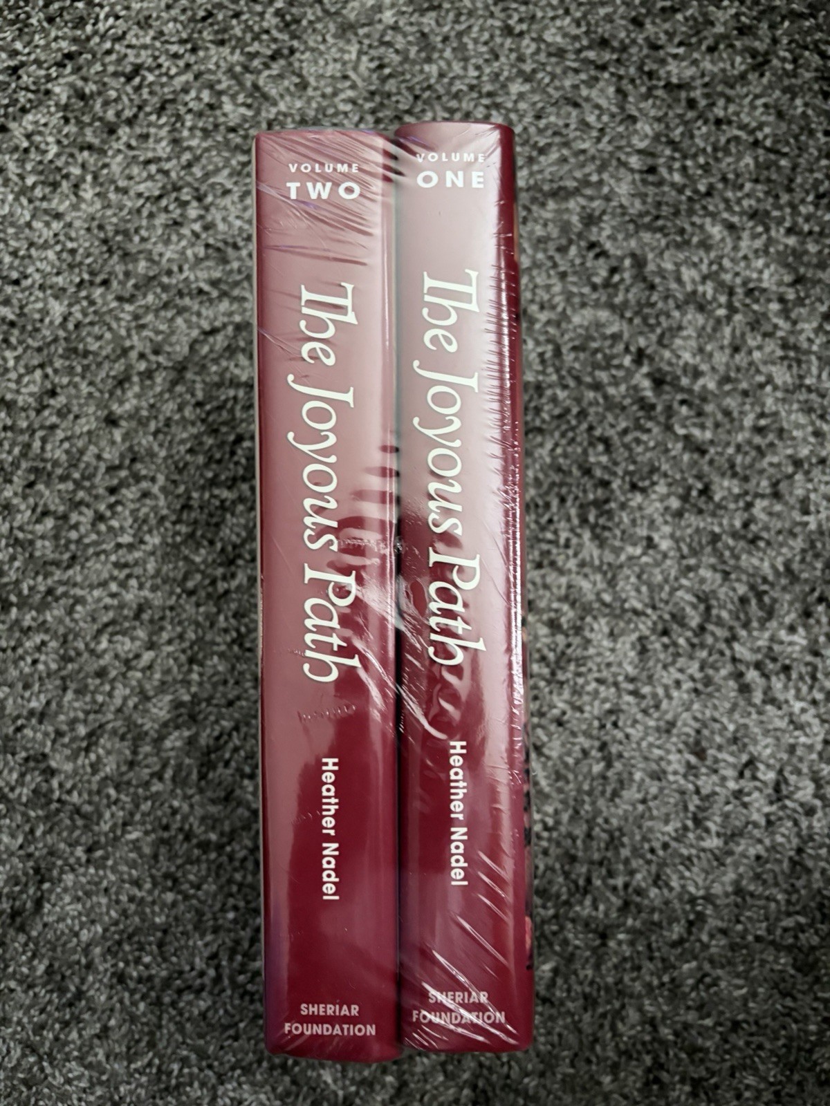 The Joyous Path Volumes 1 & 2 by Heather Nadel Hardcover, Set NEW Fac Sealed