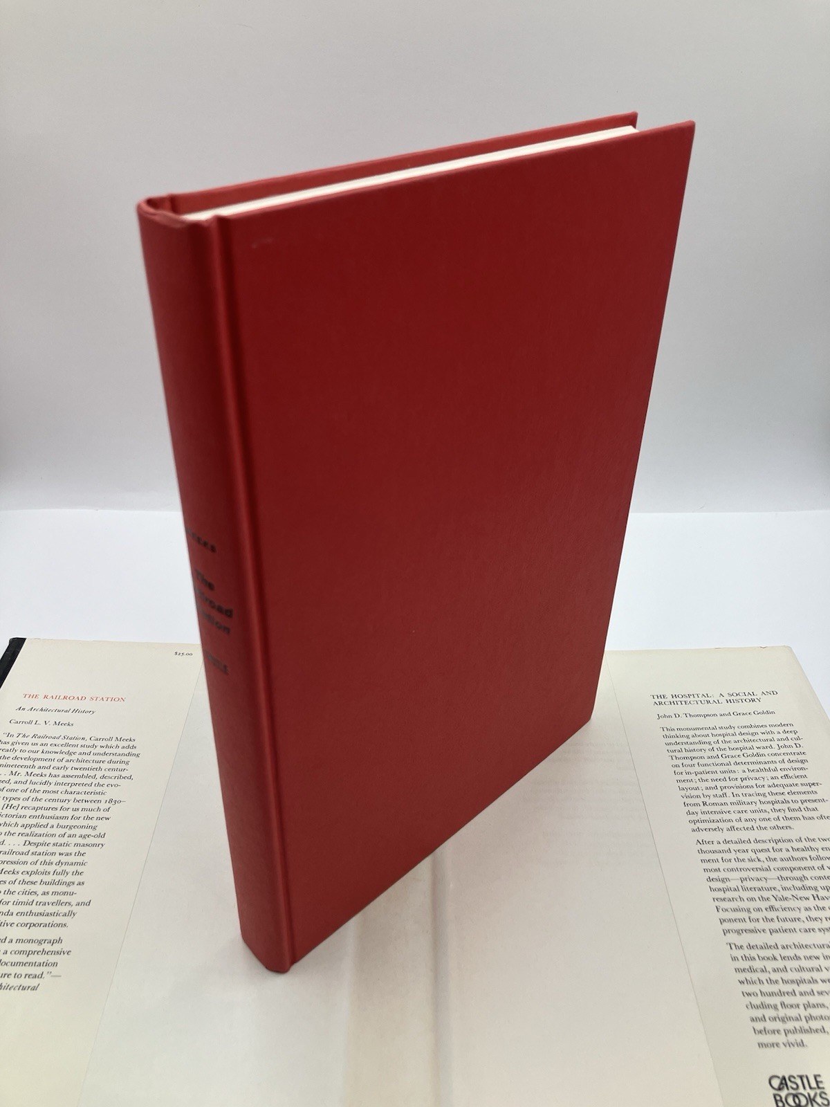 The Railroad Station An Architectural History Carroll Meeks 1978 Vintage HC DJ