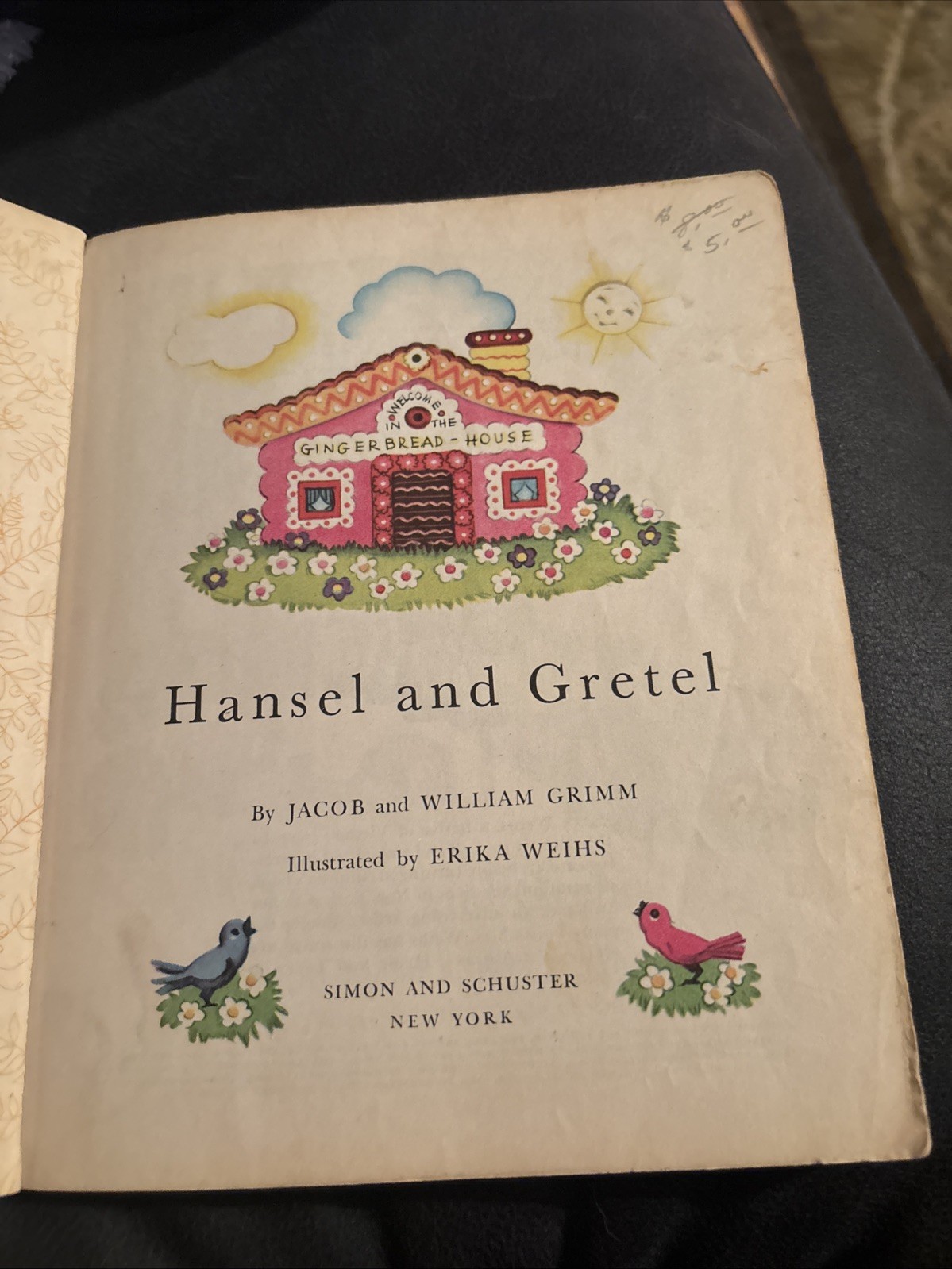 1943 Hansel and Gretel A Little Golden Book „H“ Edition Nice Vintage No Name