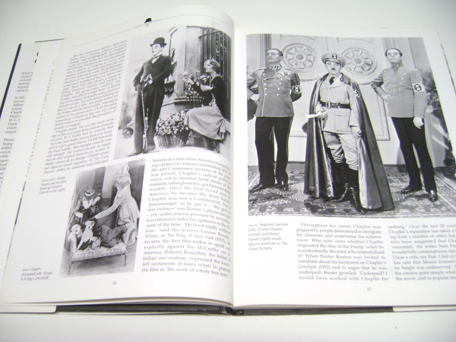 Huge 1995 Hardcover Book, CLASSIC MOVIE COMEDIANS, Packed with Photos, 176 pages