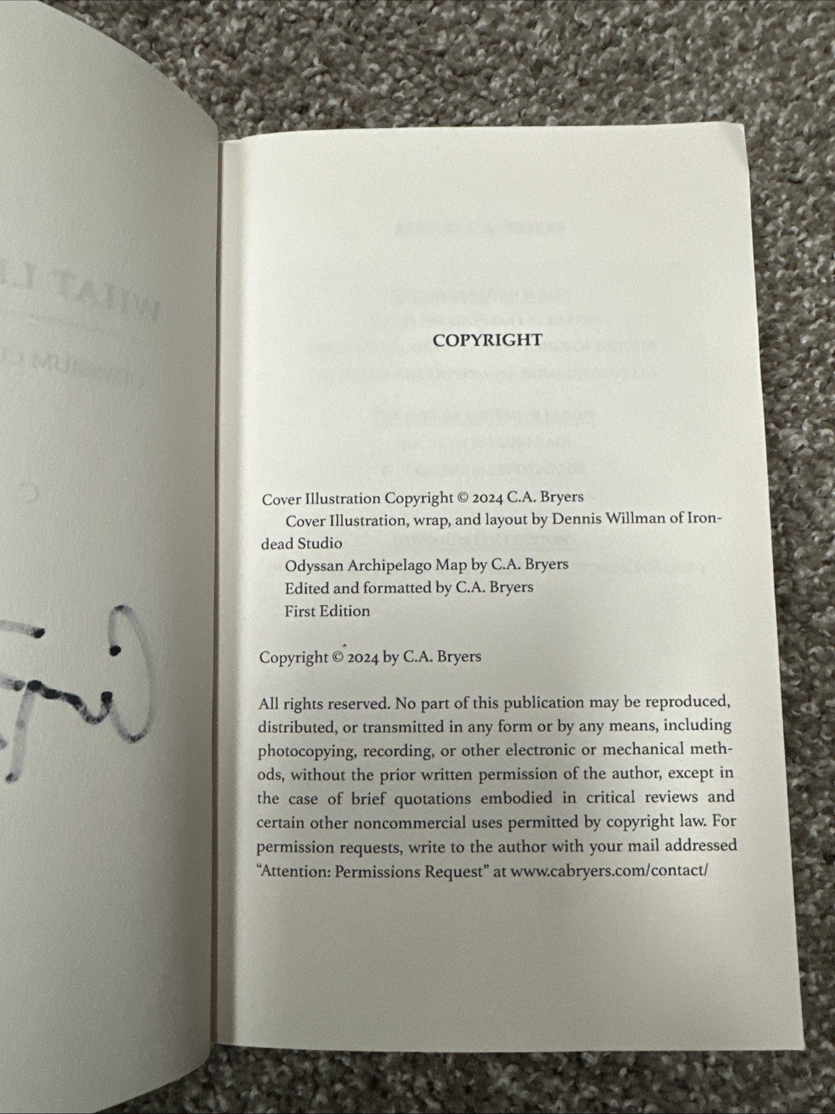 SIGNED COPY – What Lies Between: Odyssium Collection Volume 2