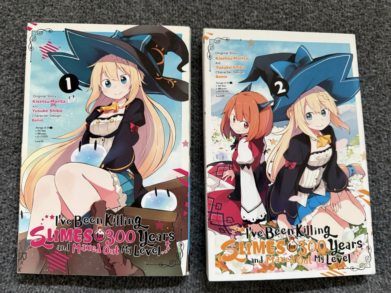 I’ve Been Killing Slimes for 300 Years and Maxed Out My Level Vol 1 And 2 Novels