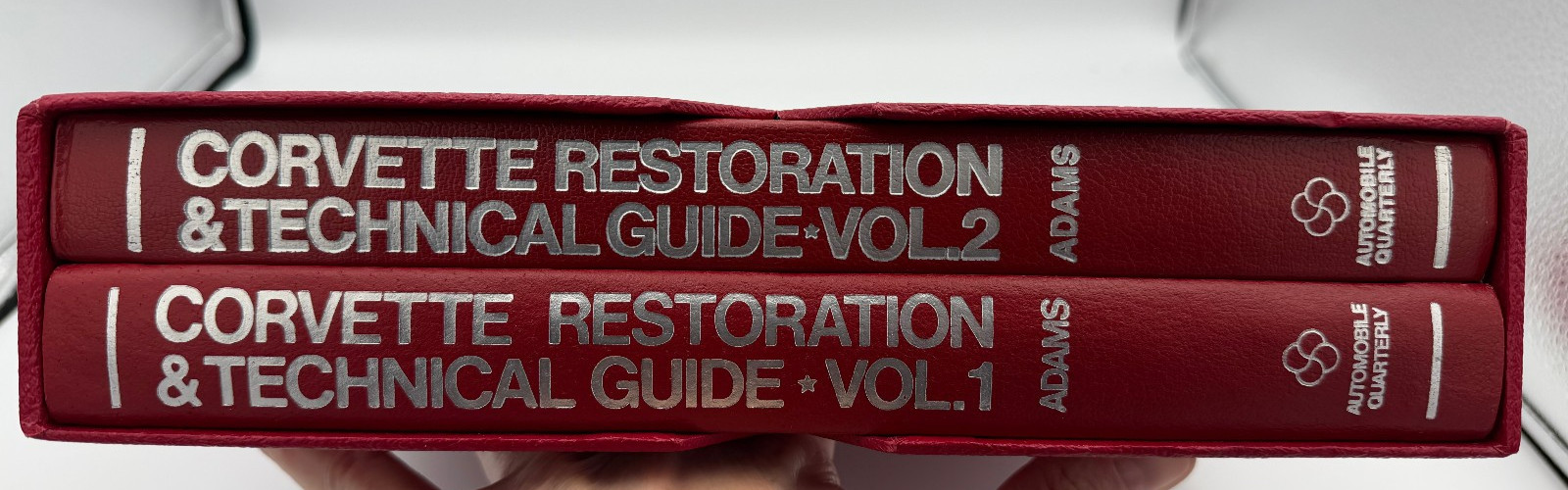CORVETTE RESTORATION & TECHNICAL GUIDE 2 VOLUME SET #390 WITH SLIPCASE ADAMS