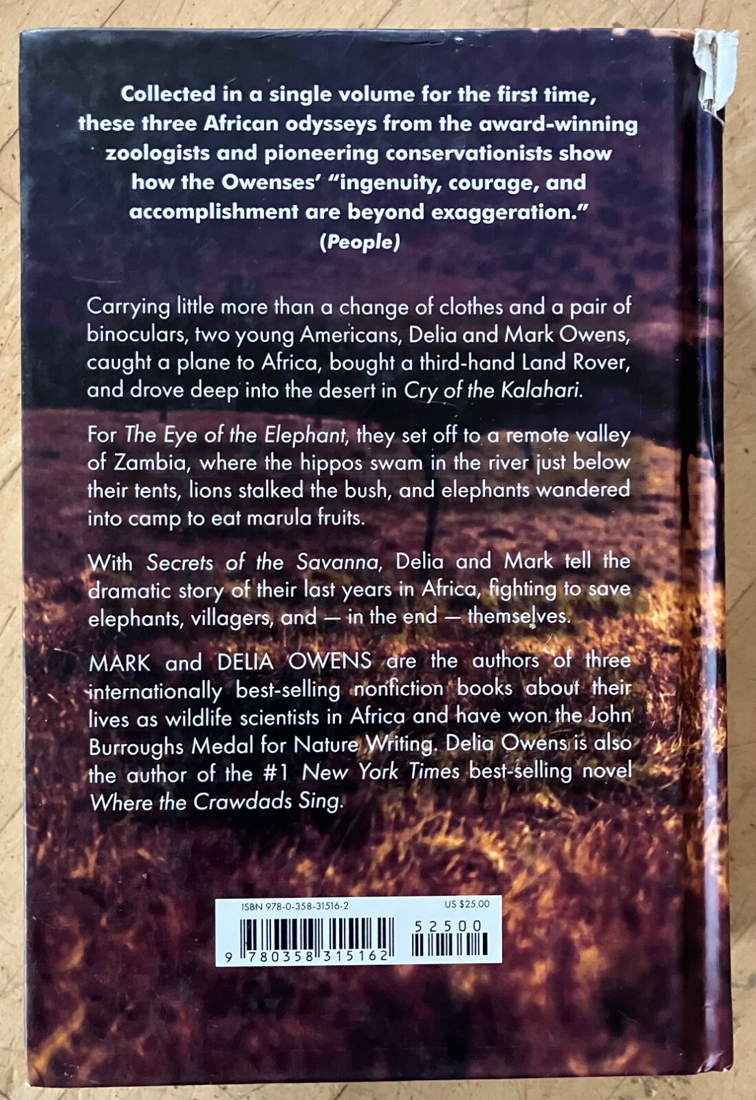 Delia Owens In Africa A Life In The Wild: By Mark Owens & Delia Owens 2019 B&N