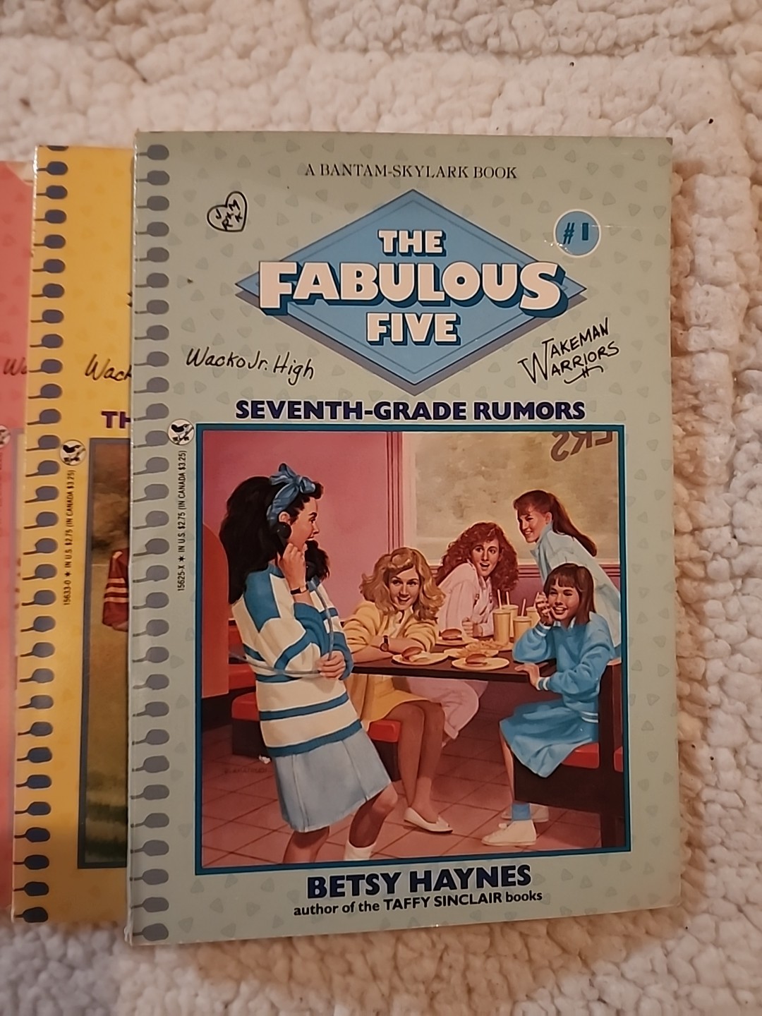 The fabulous 5 by Betsy Haynes books# 1 thru 8 ,#11,#15