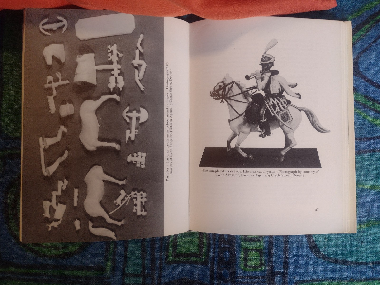 Military Modeling by Donald Featherstone hardcover with dust jacket