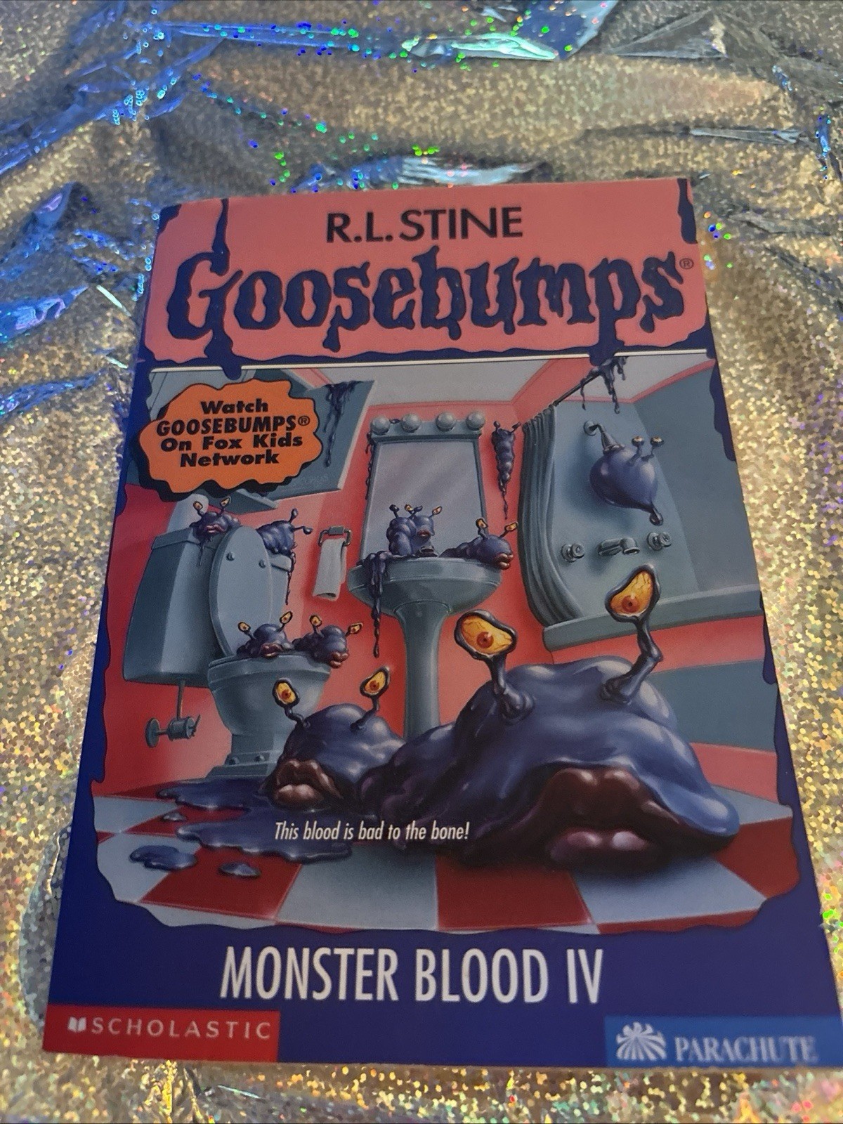 Vintage RL Stine Goosebumps Book Monster Blood IV Scholastic 1997 first edition
