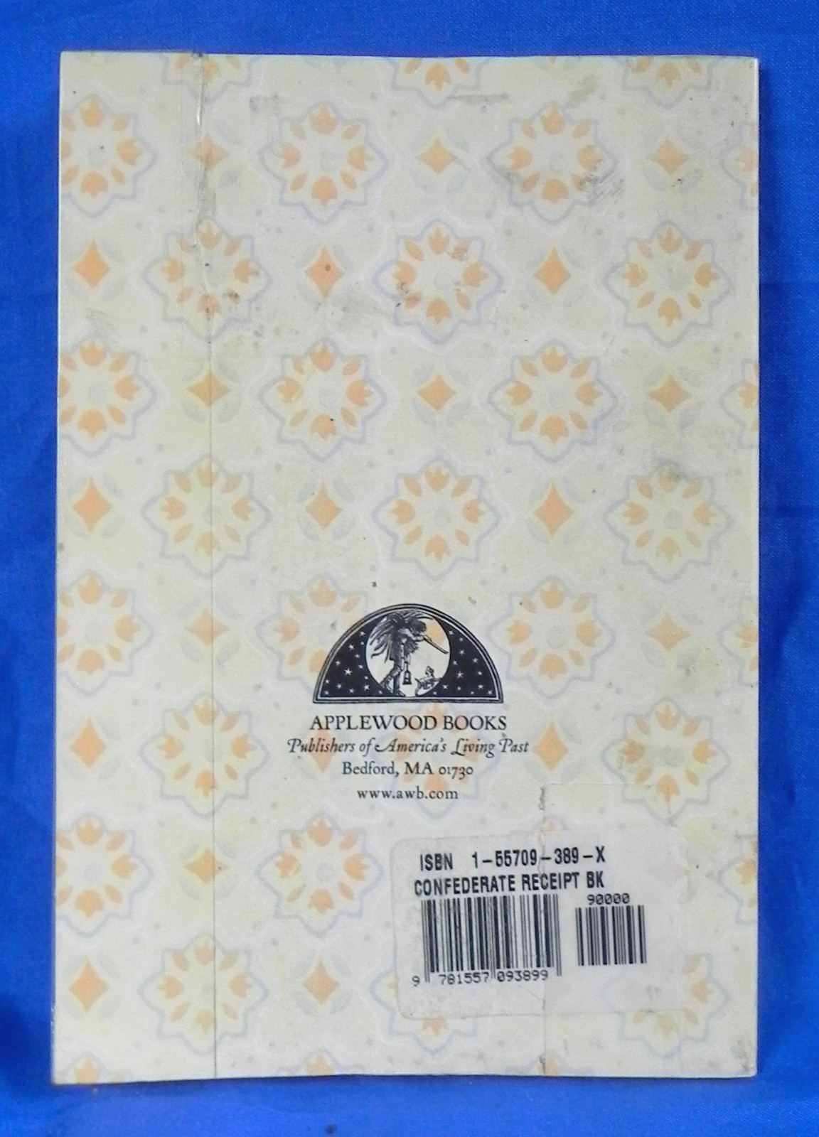 „Confederate Receipt Book“ Softcover Booklet, Reprint of 1863 Original, 36 Pages