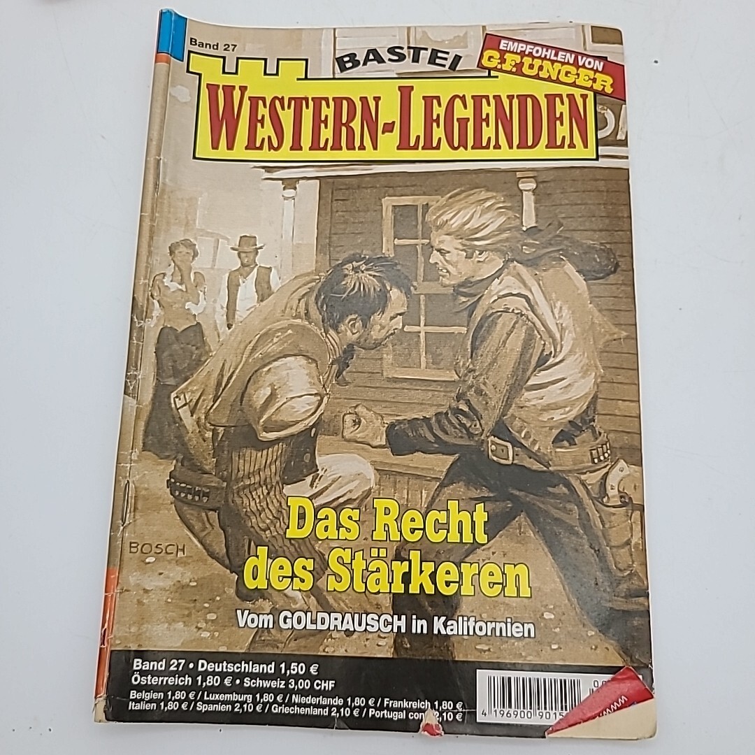 BASTEI Western-Legenden 7 Western Pulp Fiction German Booklets Books Band 24++