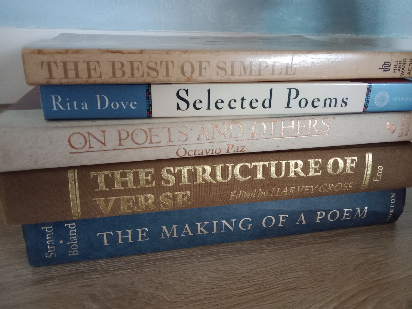 Lot Of 5 Poetry Books Langston Hughes Rita Dove Poetry Analysis