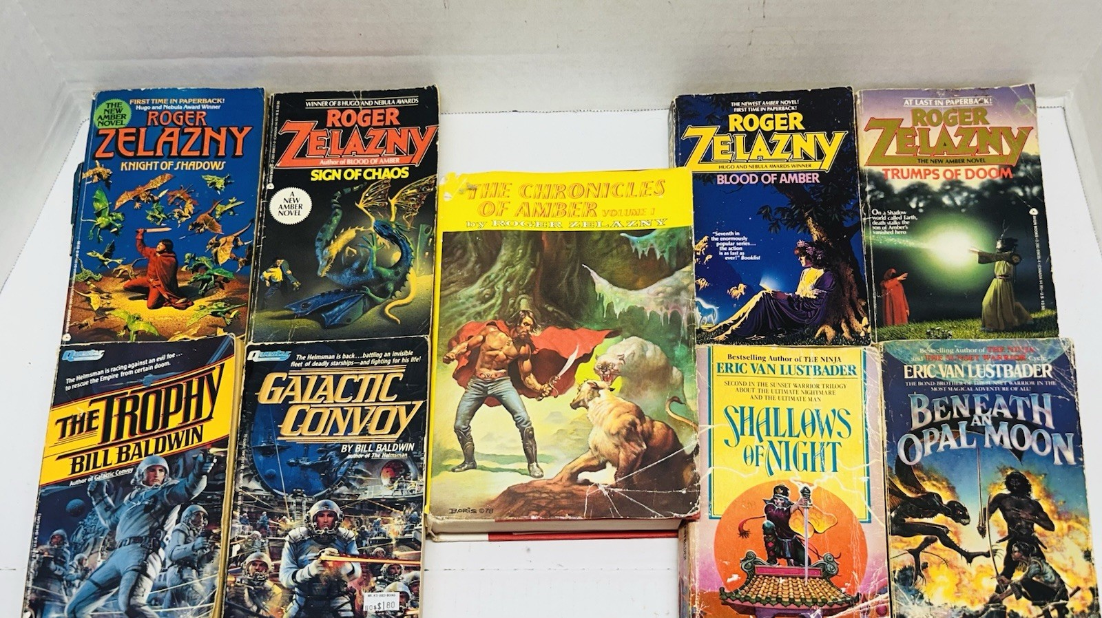 Lot of 15 random Scifi & Fantasy 1980s vintage Paperback books!