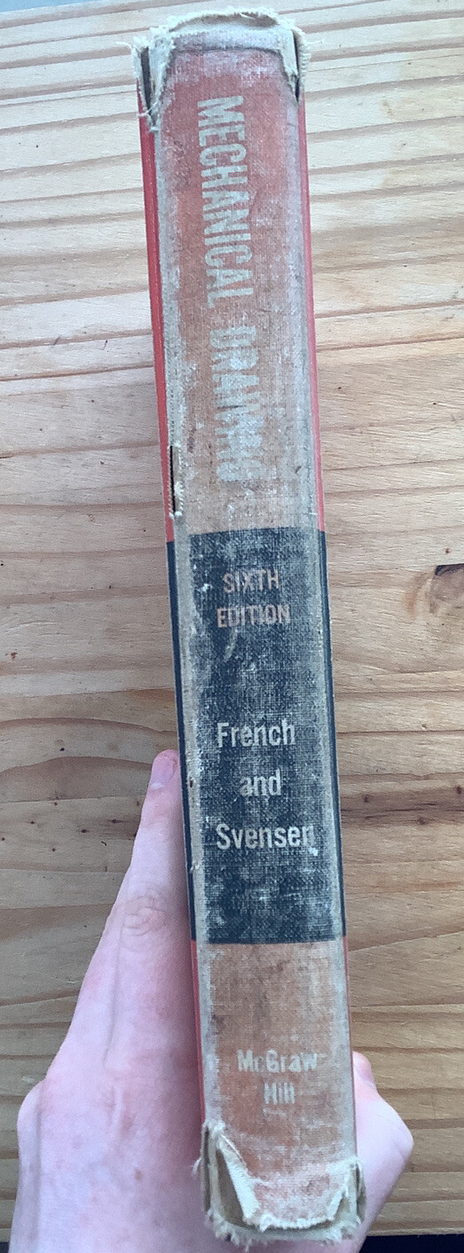 Mechanical Drawing By French and Svensen Hardcover 1957