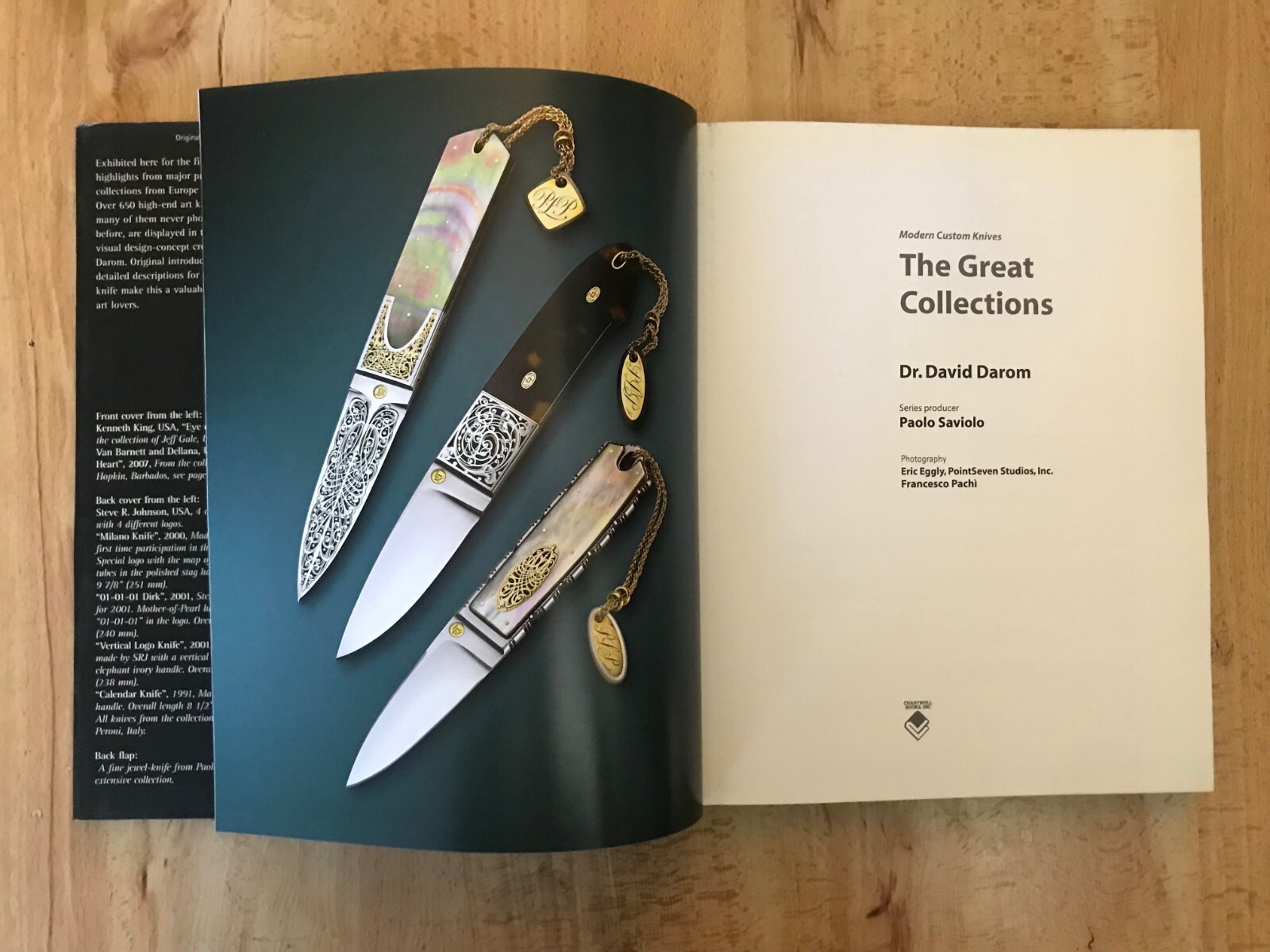 MODERN CUSTOM KNIVES: THE GREAT COLLECTIONS By David Darom – Hardcover