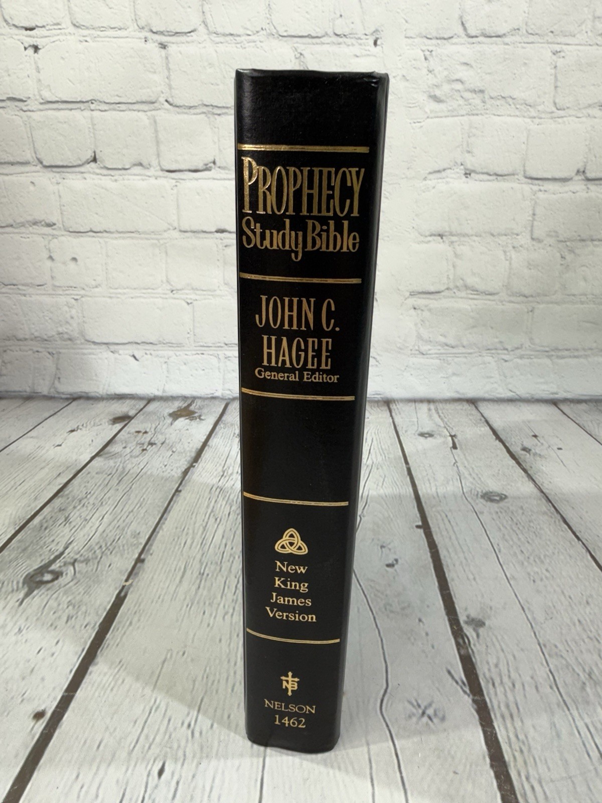 Prophecy Study Bible By John Hagee (New King James Version) Hardcover DJ 1997