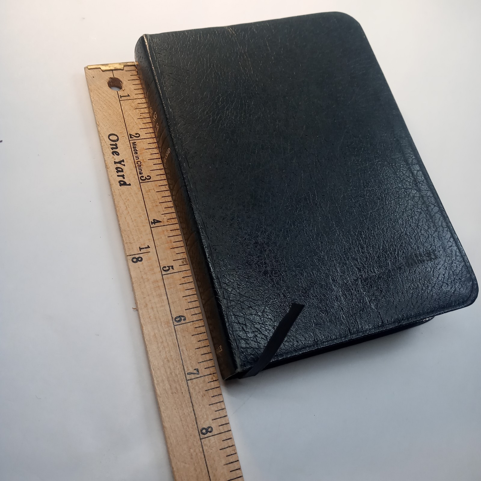 The Living Bible Paraphrased 1977 Compact Vintage Tyndale Black Bonded Leather