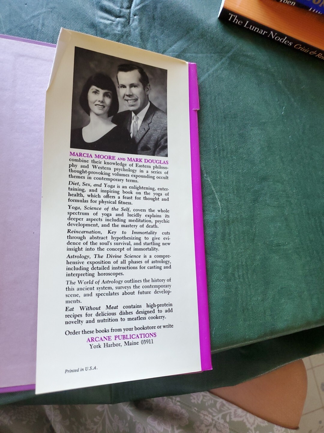 Astrology in Action Marcia Moore & Mark Douglas HC 1st Ed. SIGNED