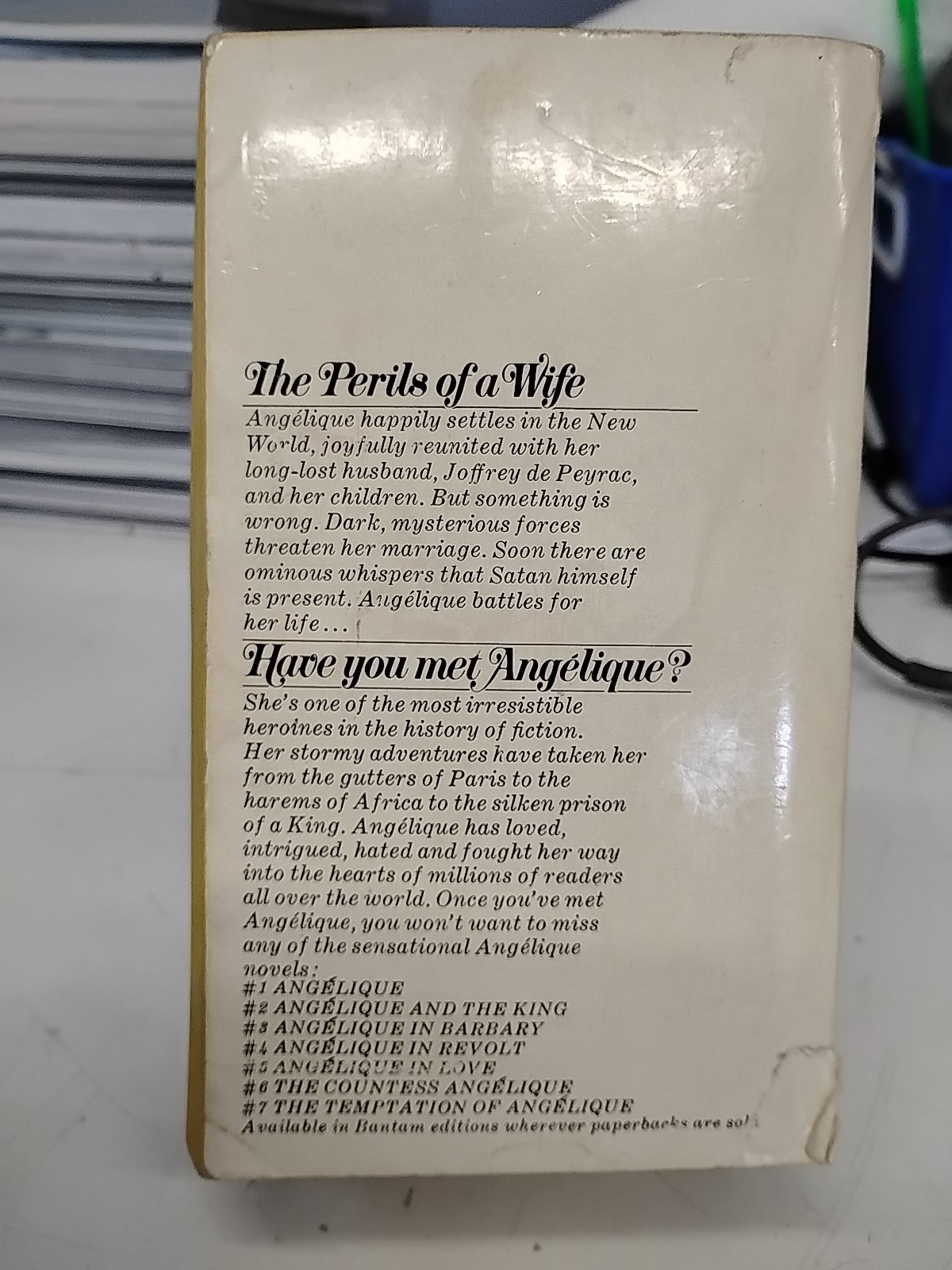 Angelique and the Demon by Sergeanne Golon (1973, Trade Paperback)