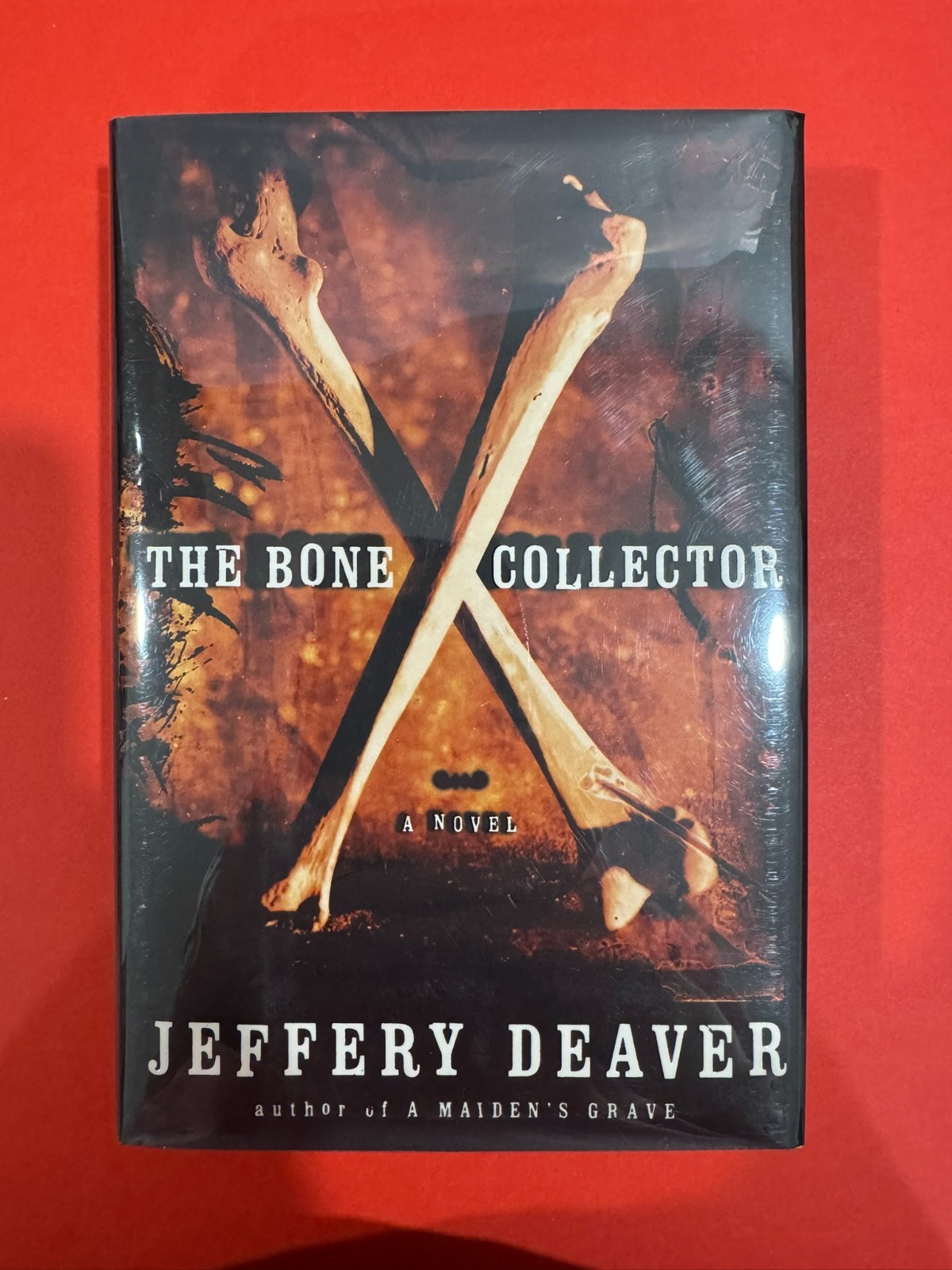 1st Edition 1st Print SIGNED Jeffery Deaver Bone Collector in Mylar UNREAD