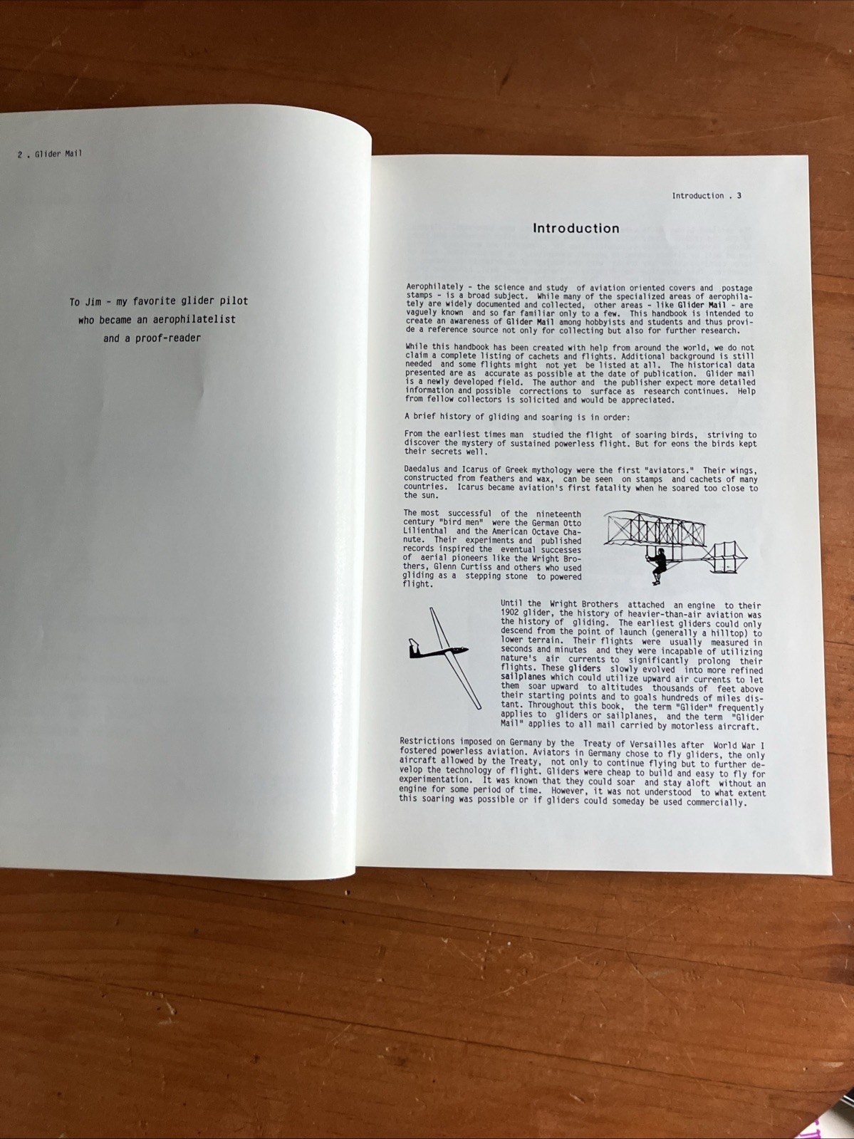 Glider Mail An Aerophilatelic (stamps) Handbook By Simine Short 1987 hardcover