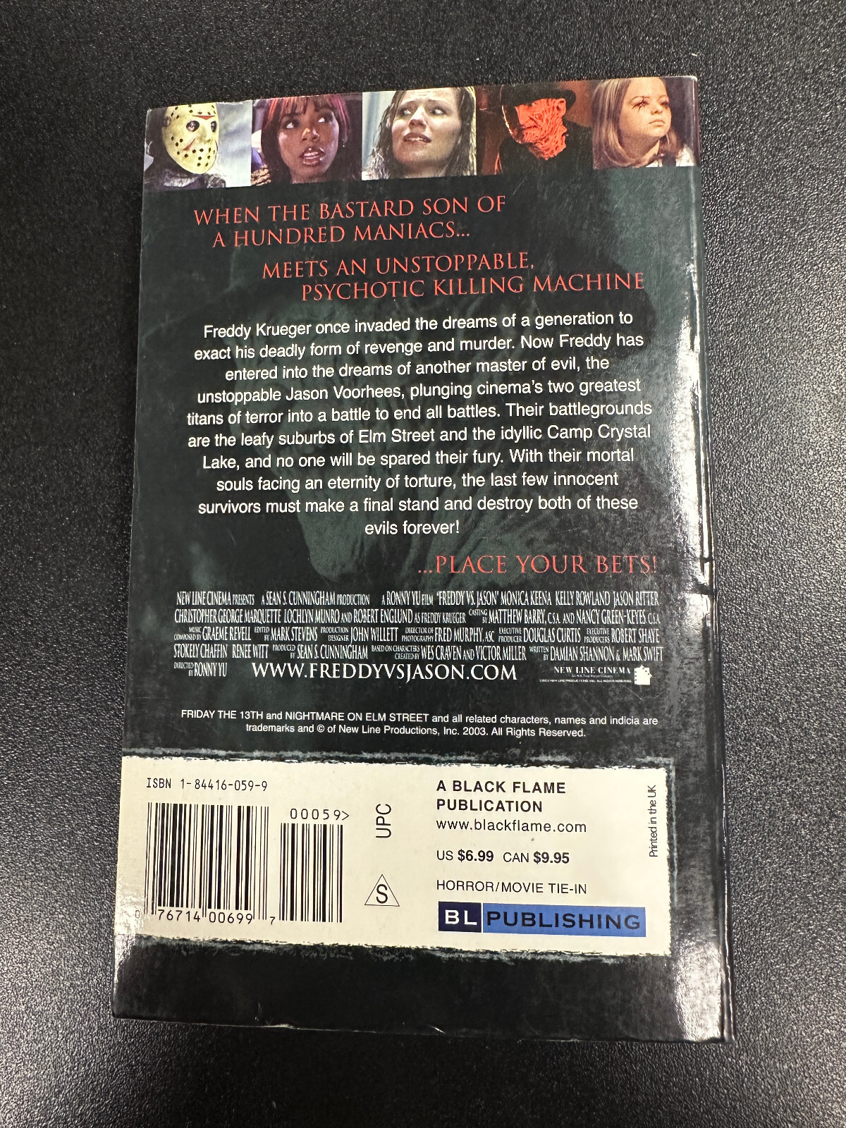 Freddy Vs. Jason Novelization