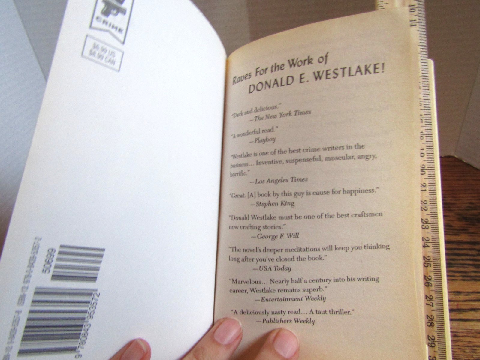 361 by Donald E. Westlake reprint 2005 G-VG unabridged complete crime classic