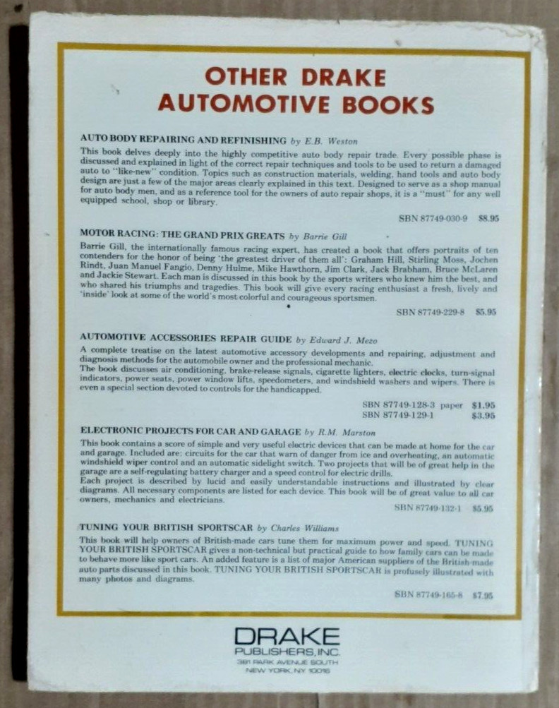 Drake Porsche 356 1959/1960/1961/1962/1963/1964/1965 Maintenance Repair Manual