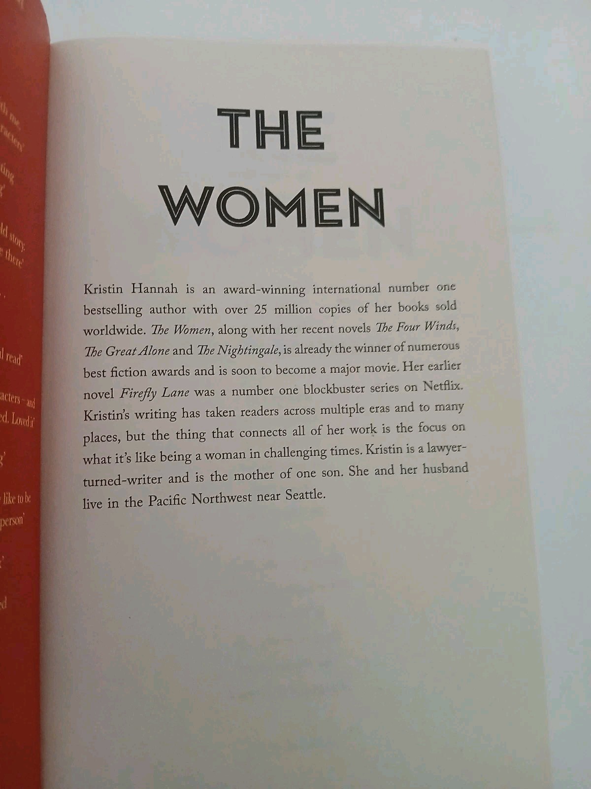 Women by Kristin Hannah (2025, Uk-B Format Paperback)