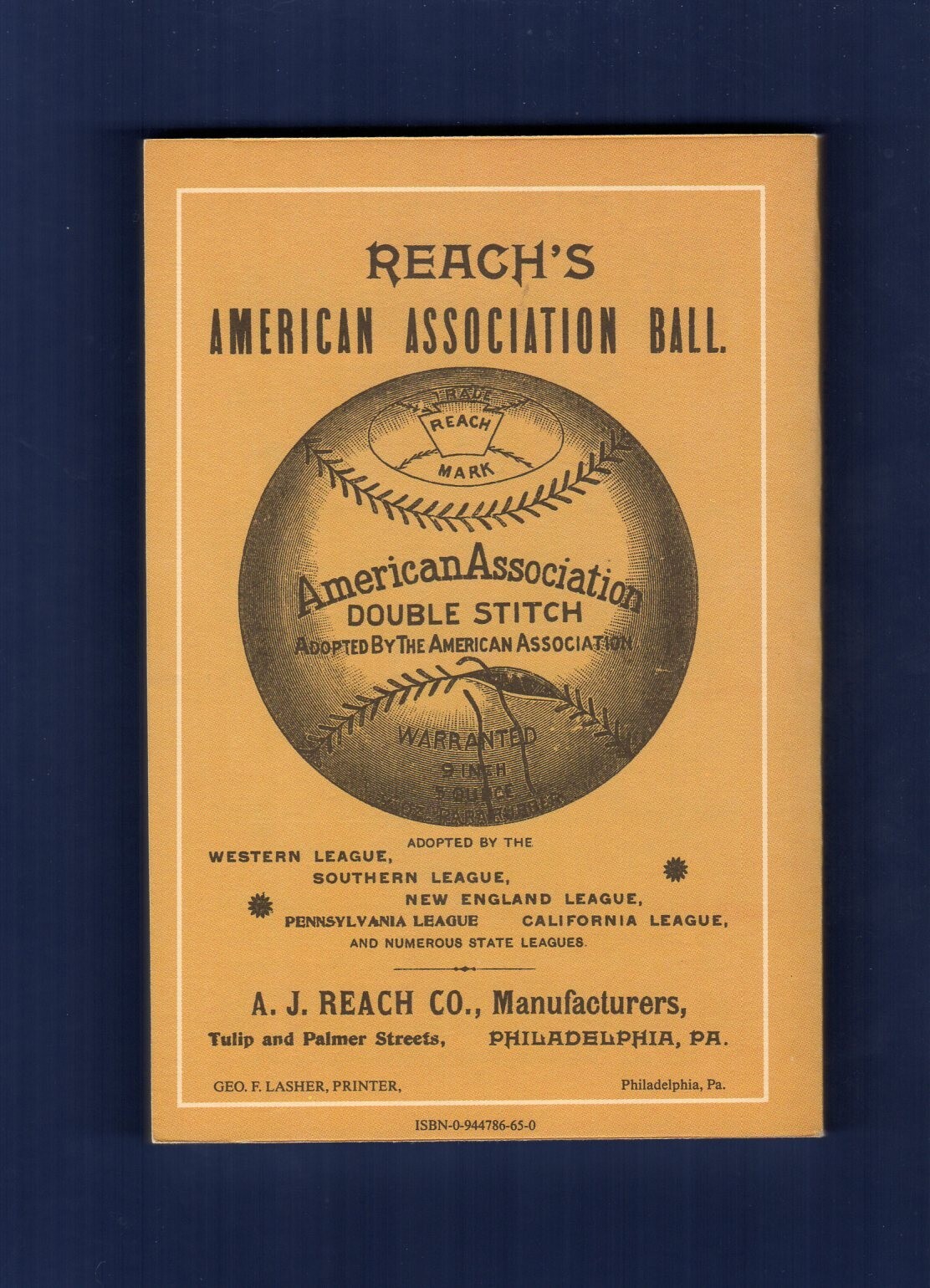 1894 REACH’S BASEBALL GUIDE ~ 1989 Horton P.C. | 168 pages ~ Scarce REPRINT! A