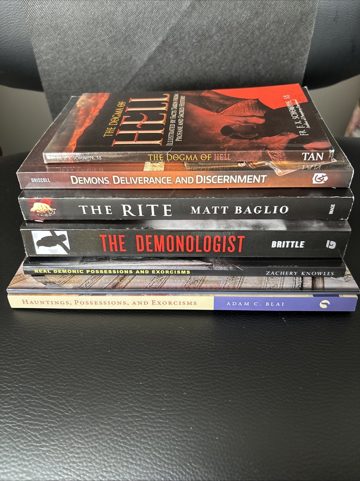 Lot Of 7 Catholic Books: Demons, Exorcism Etc See Photos For Titles -Brand New ￼