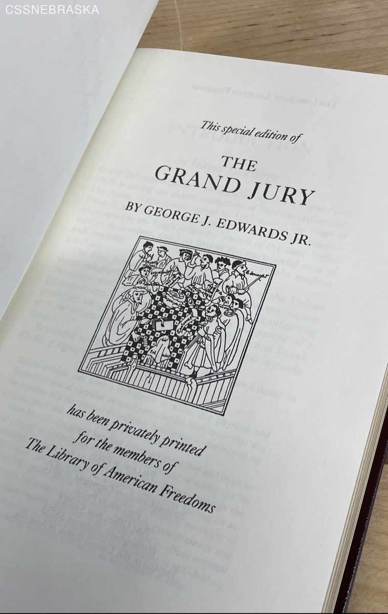 The Grand Jury by George J. Edwards.