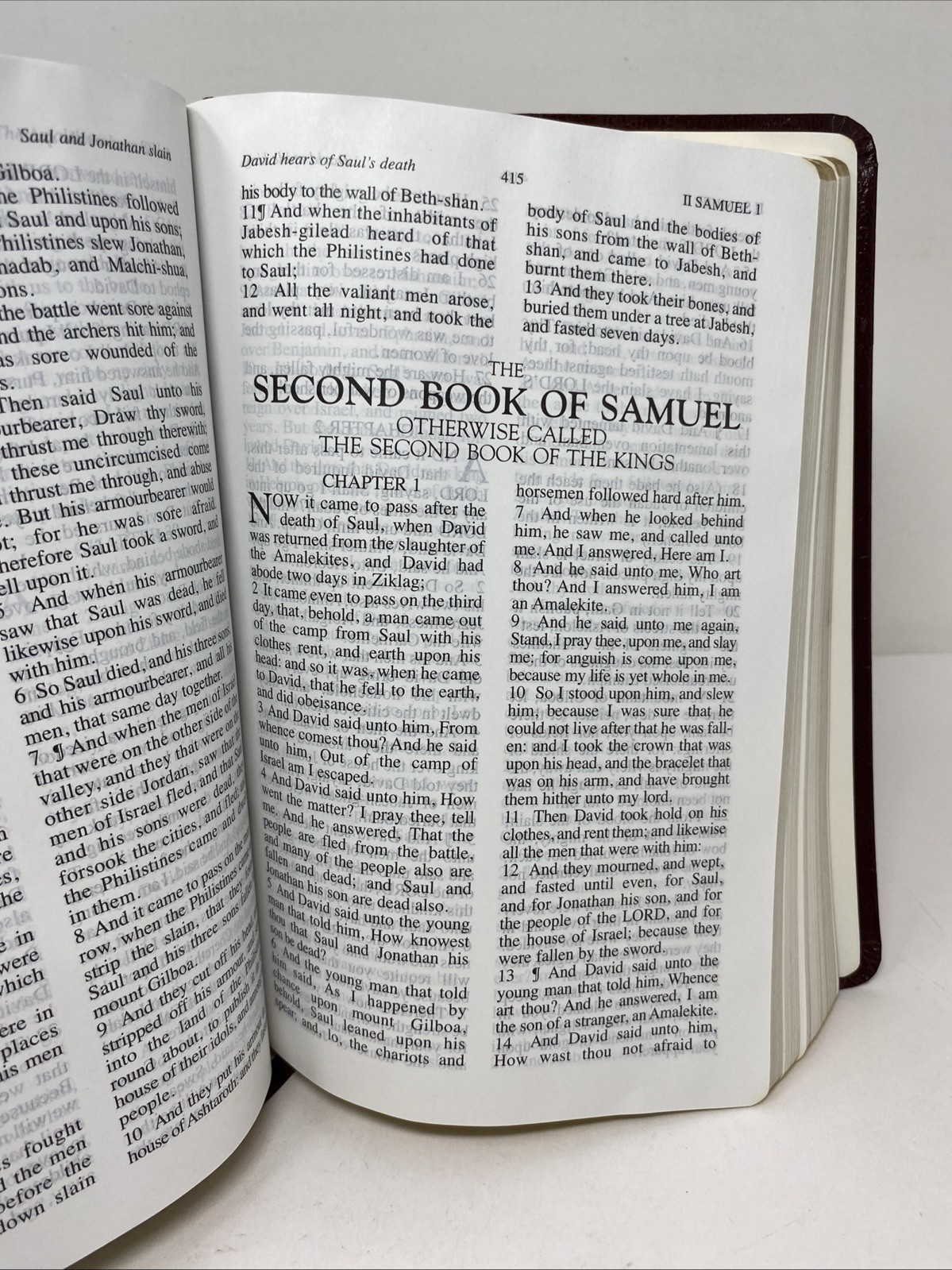 Jack Van Impe Prophecy Bible KJV 1999 Imitation Leather Red Letter Clean Pages