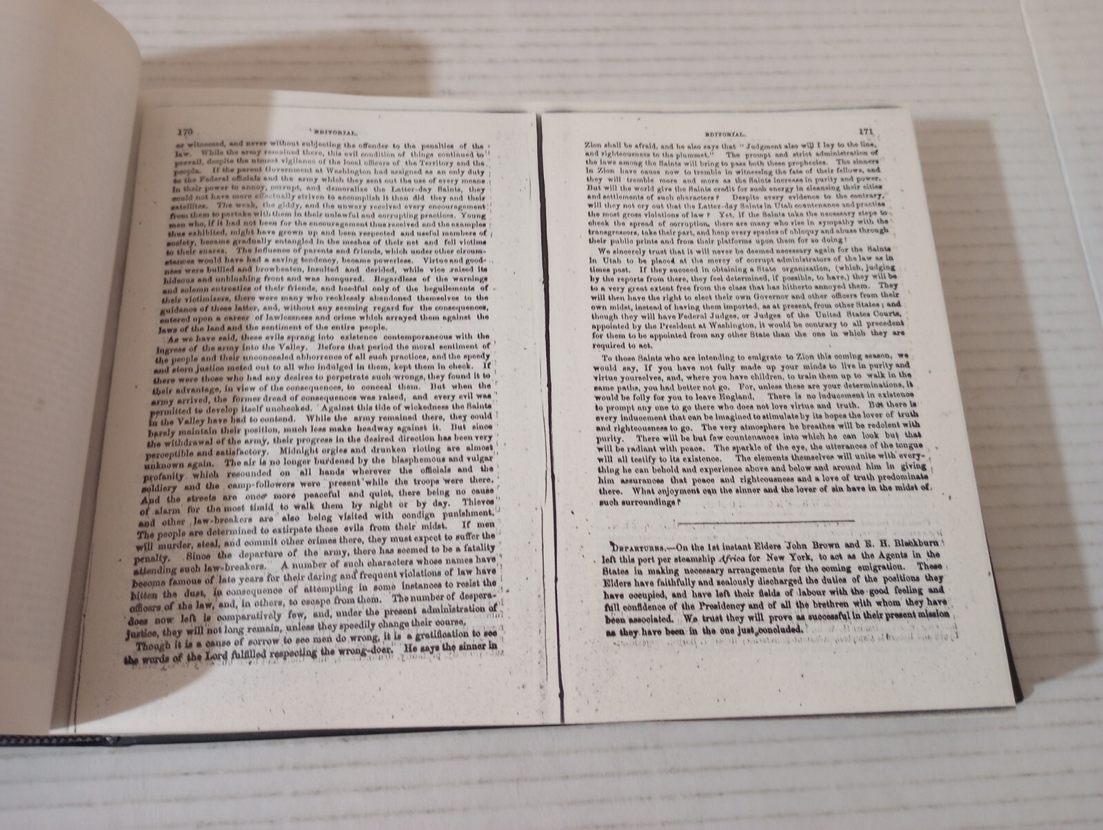 The Latter-day Saints Millennial Star Vol 24 1862 Bound Facsimile Reprint