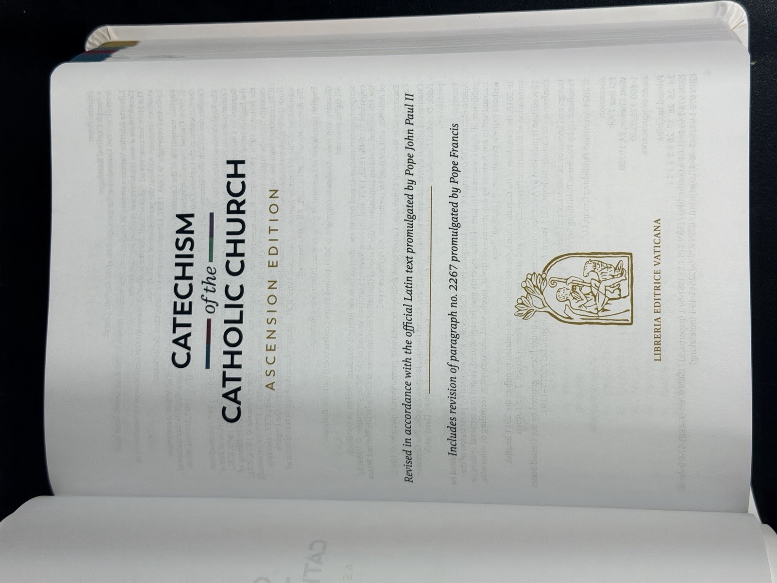 The Catechism of the Catholic Church: Ascension Edition Large Print NEW