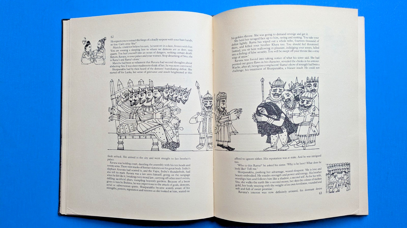 THE RAMAYANA [Lakshmi Lal] + THE MAHABHARATA [Shanta R Rao] HCDJ Illustrated