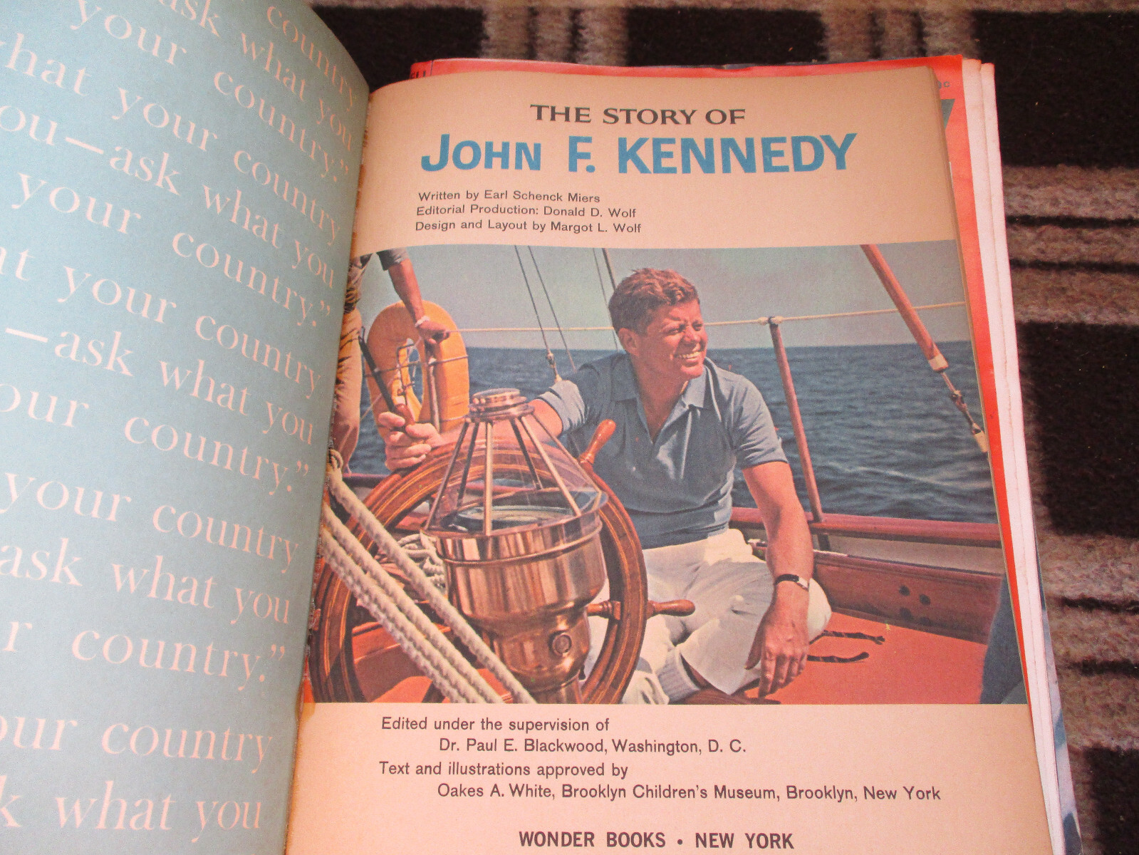 THE STORY OF JOHN F. KENNEDY E Miers & R.F.K Life & Death / Man & His Dream LOT