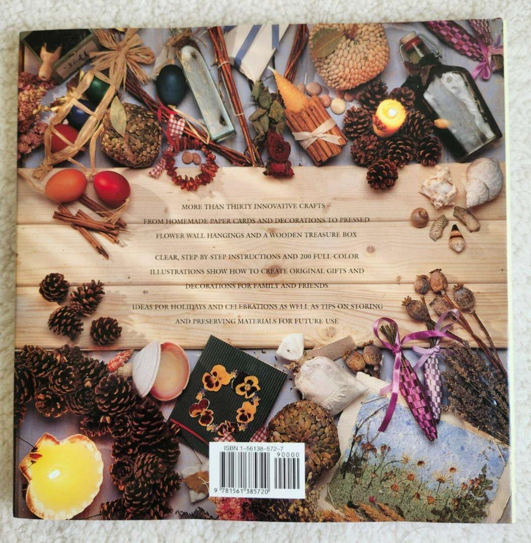 Vintage Creative Nature Crafts Hardback Book for Each Season by Alison Jenkins