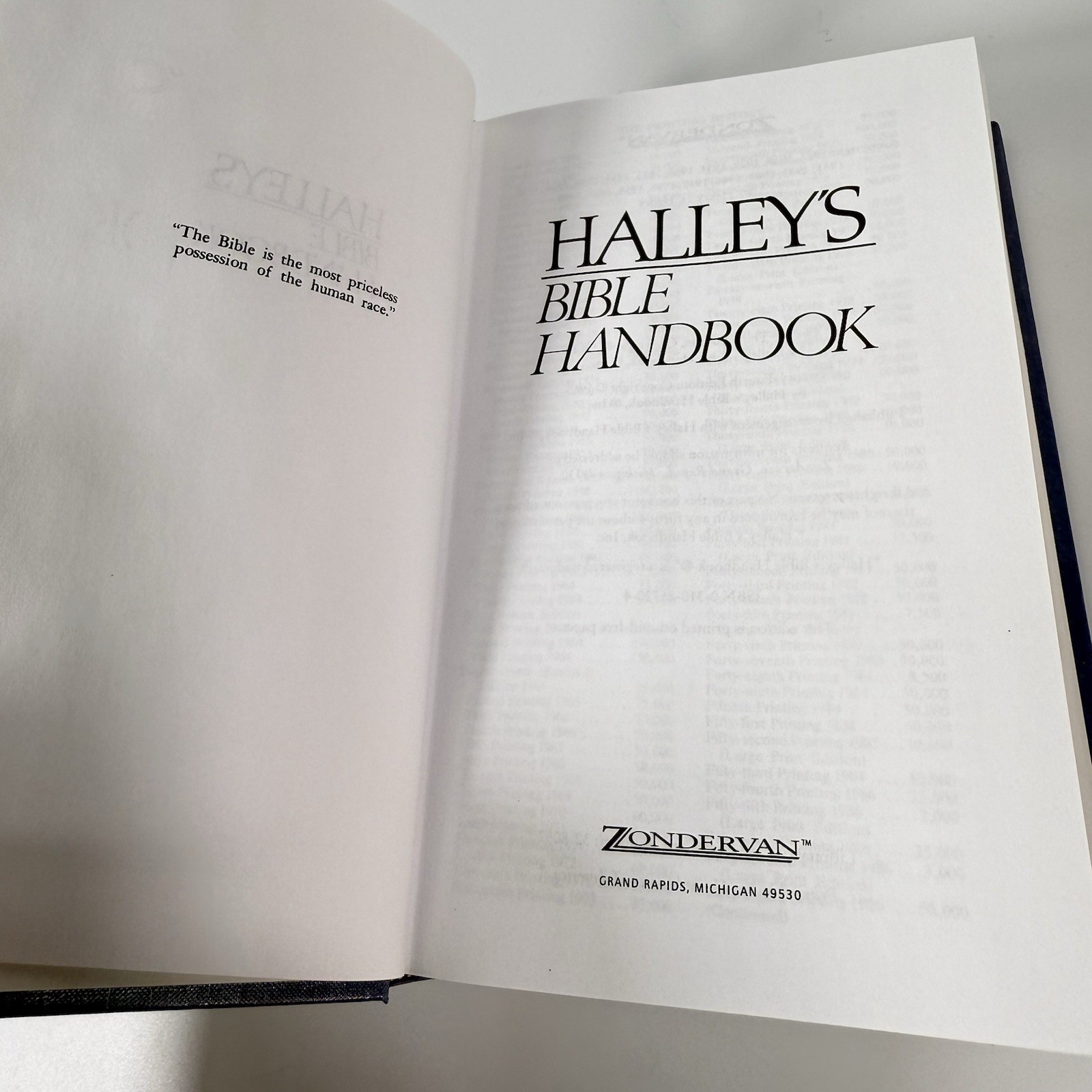 Halley’s Bible Handbook By Henry H. Halley – Hardcover 1998