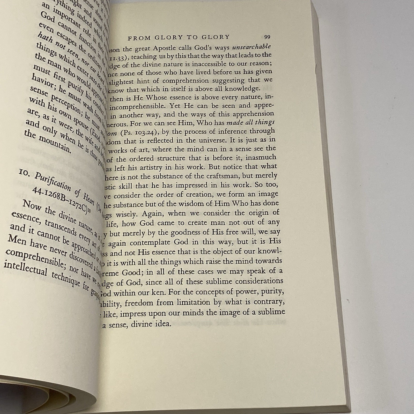 From Glory to Glory : Texts from Gregory of Nyssa’s Mystical Writings by Jean…