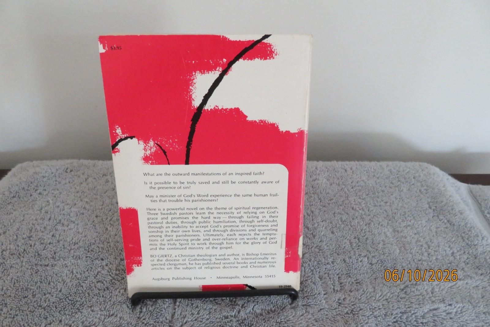 The Hammer of God by Bo Giertz 1973 PB Augsburg Publishing House Ex-Library
