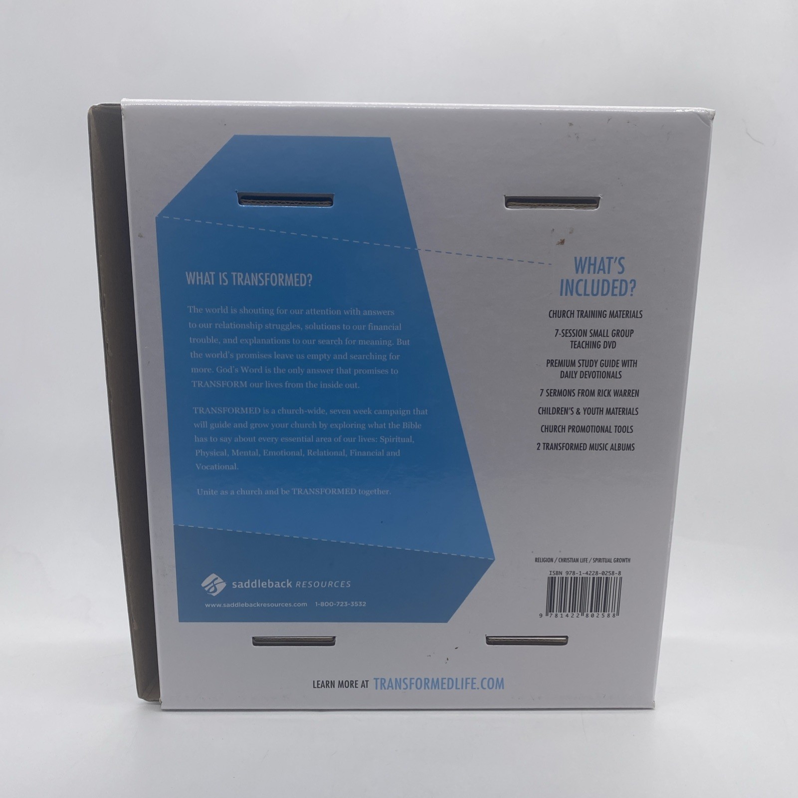 Transformed How God Changes Us Bible Study Campaign Starter Kit Rick Warren