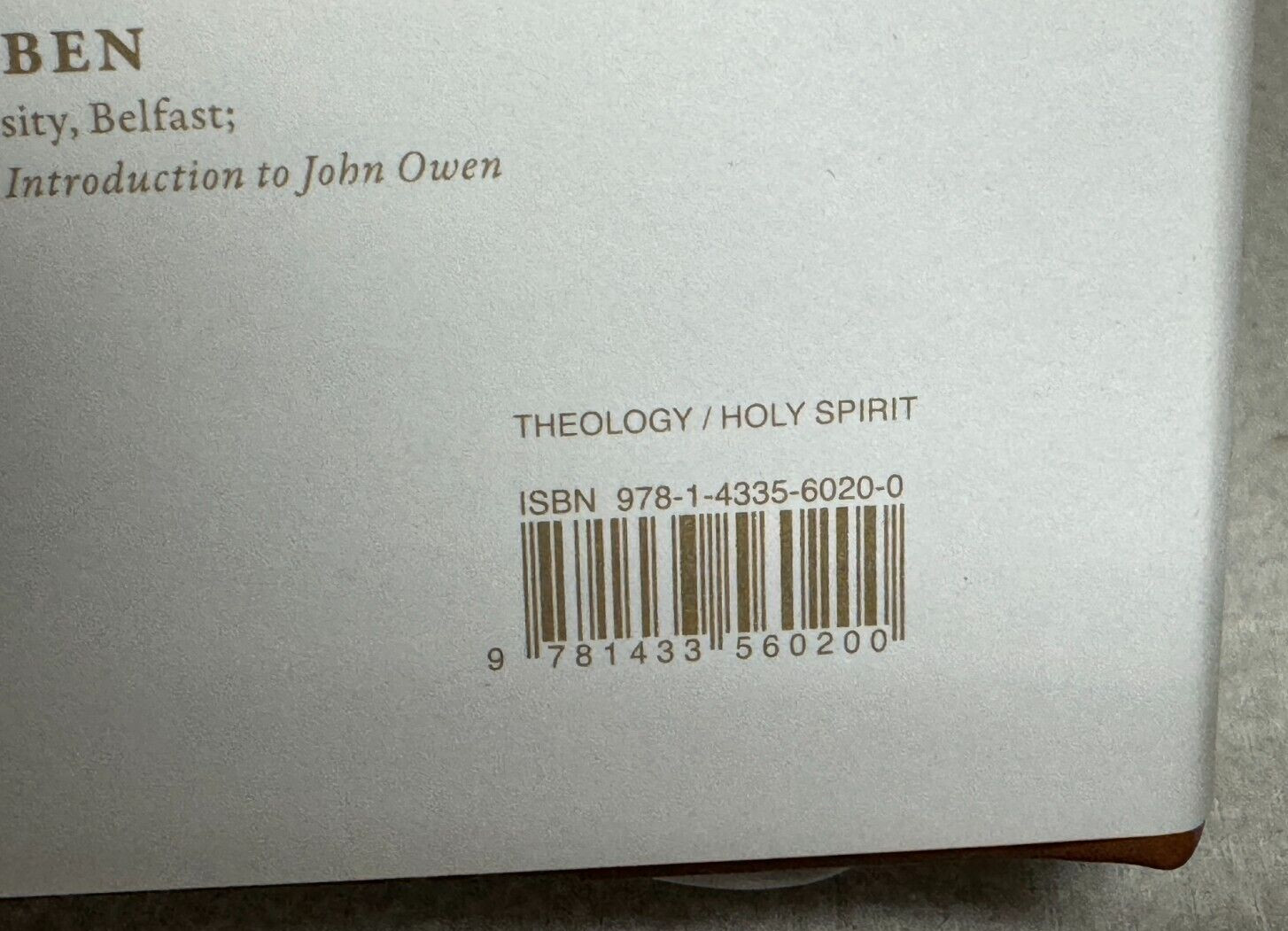 The Holy Spirit — The Helper Volume 7 Complete Works of John Owen — Hardcover