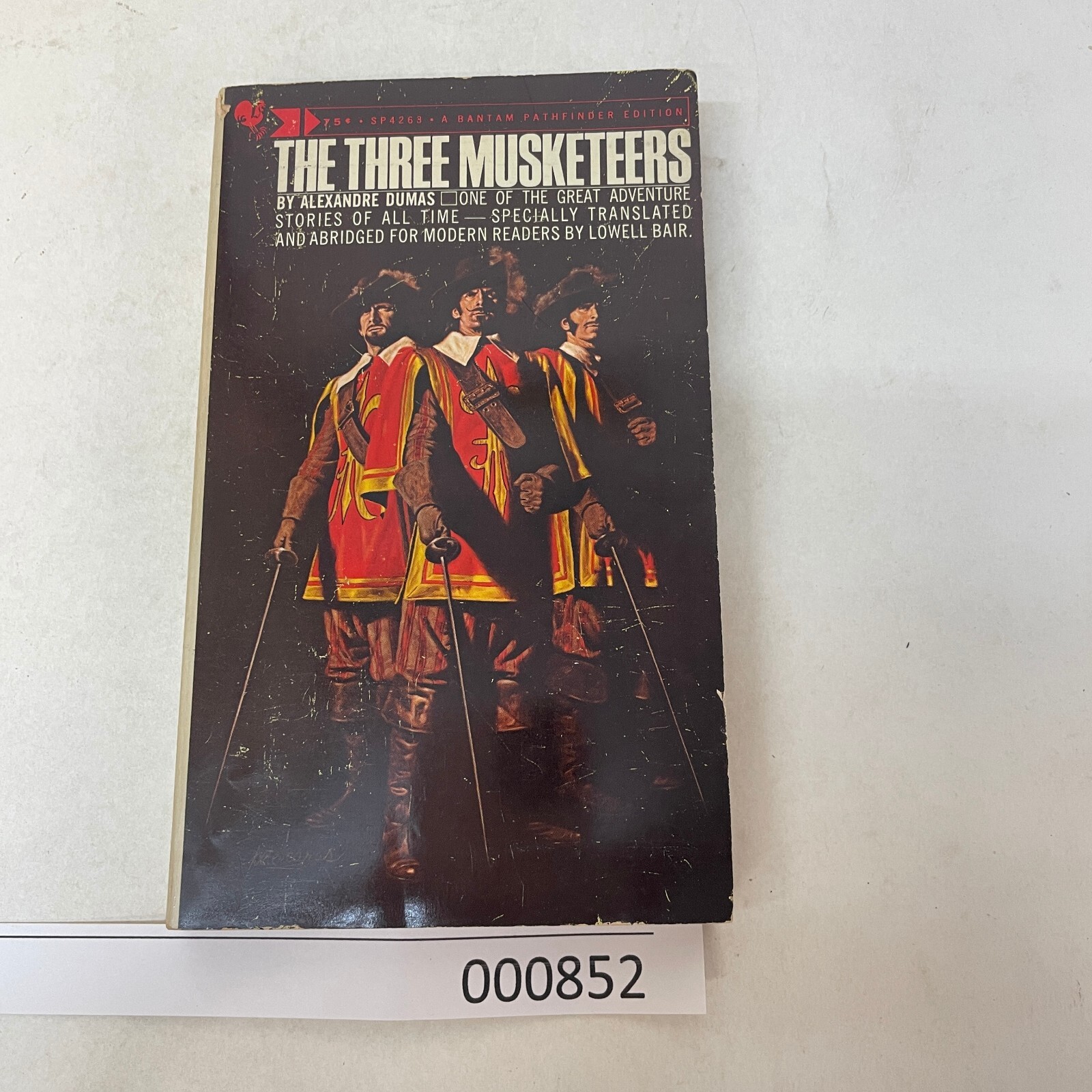 The Three Musketeers Classic Paperback Book by Alexandre Dumas Bantam Books 1969