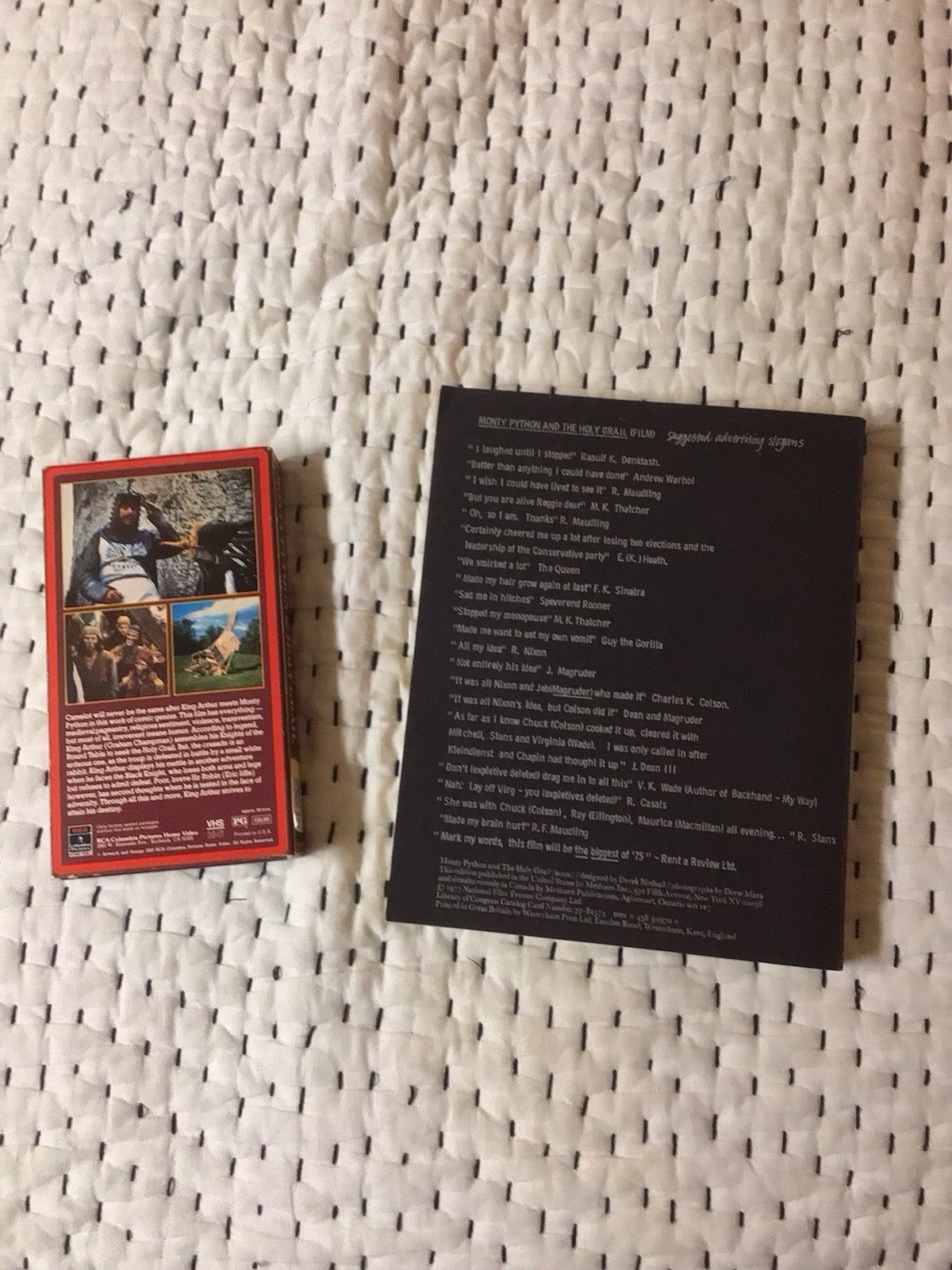 Monty Python and the Holy Grail First Draft Scriptbook +VHS