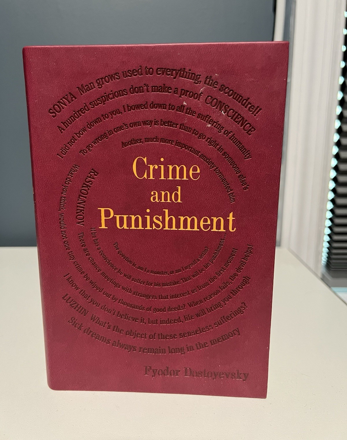 Crime and Punishment by Fyodor Dostoyevsky Hardcover English Fiction Crime YA