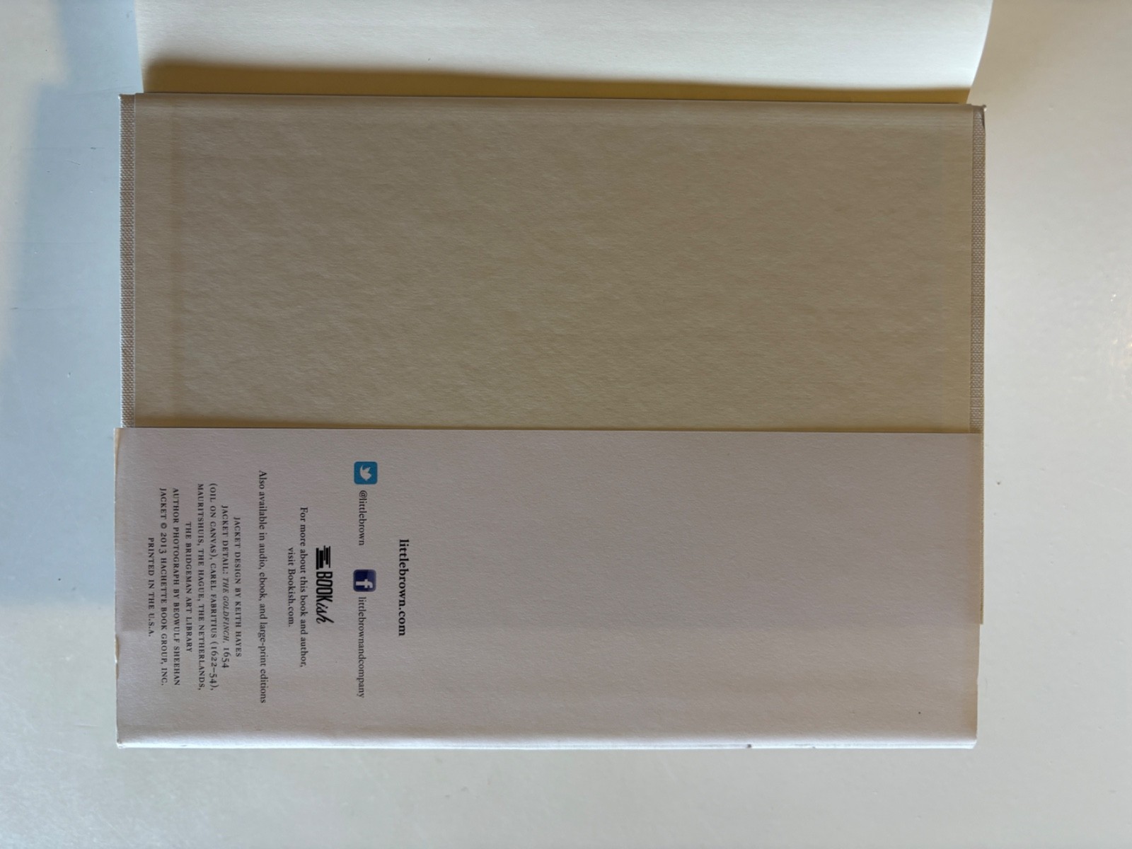 Donna Tartt THE GOLDFINCH Book 1st Edition Oct 2013 Hardcover Dust Jacket